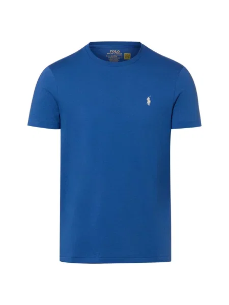 Polo Ralph Lauren Koszulka Mężczyźni jednolity S niebieski
