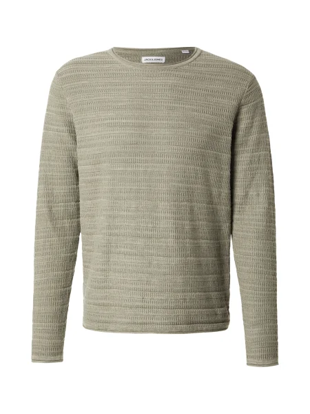JACK & JONES Pulover JJDUKE taupe gri