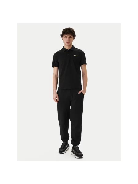 Emporio Armani Tricou polo negru