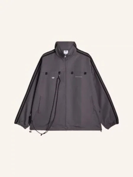 Adidas Originals Bunda tmavě / tmavě zelená / černá šedá