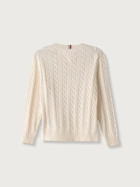 Tommy Hilfiger pulover pentru copii din bej