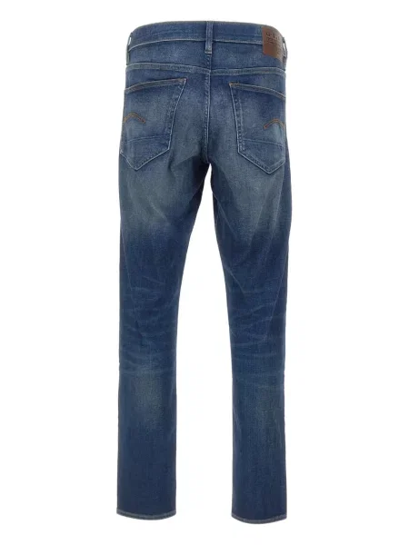 Blugi G-star Raw cu autograf albastru