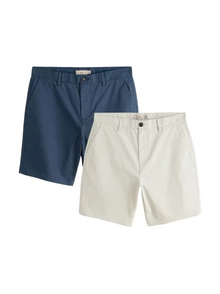 Next Pantaloni eleganți albastru închis / deschis gri