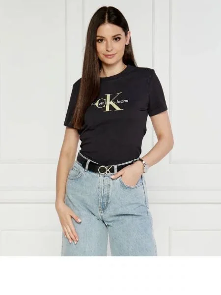 CALVIN KLEIN JEANS Tricou ARCHIVAL MONOLOGO maro