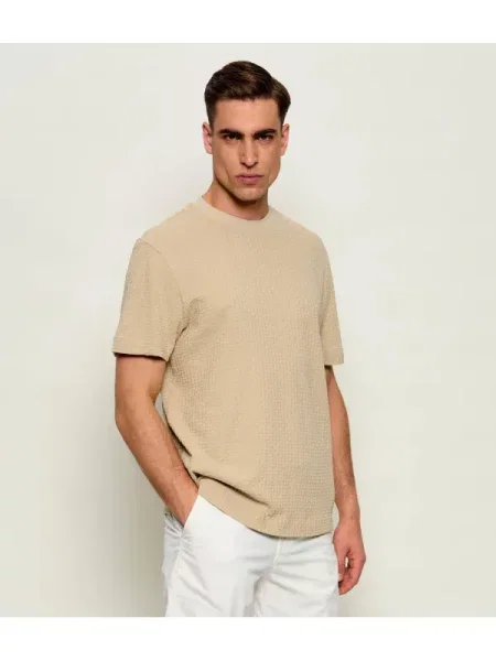 BOSS BLACK Tricou H-Thompson | mercerizat negru