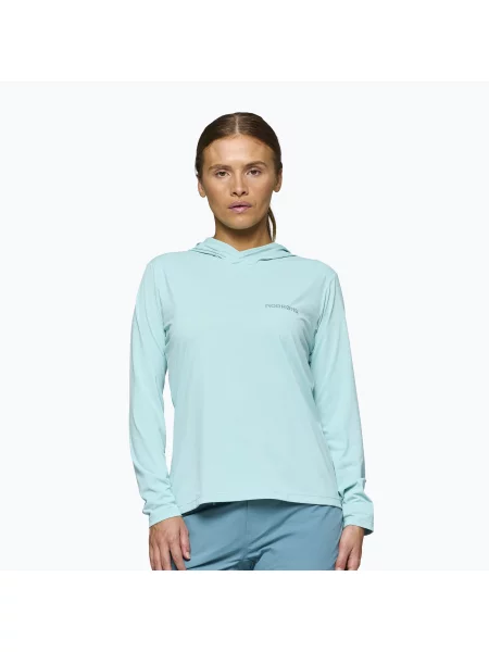 Trekingová mikina NORRONA Femund Tech Hood aqua haze modrá