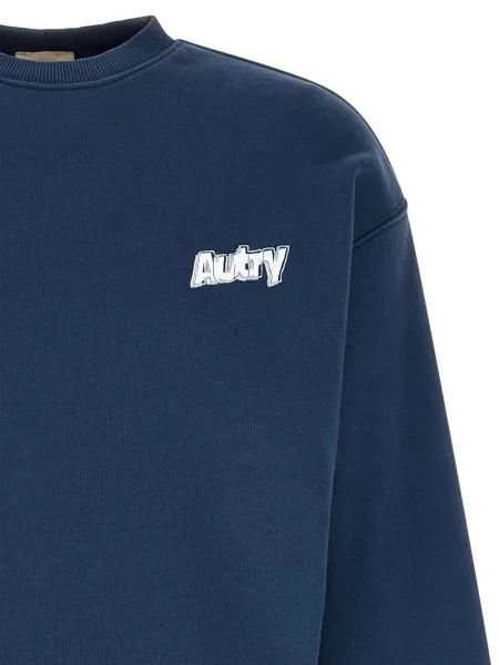 Hanorac Autry cu broderie albastru
