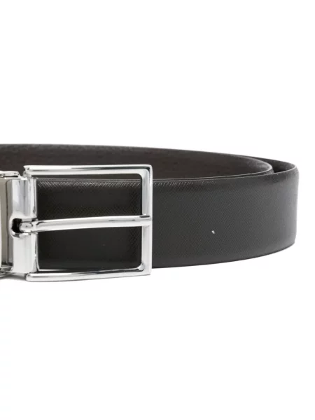 Curea Emporio Armani din piele maro