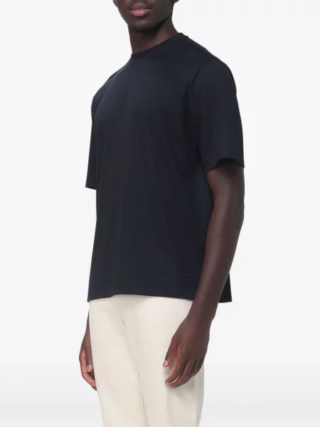 Tricou Agnona cu broderie negru
