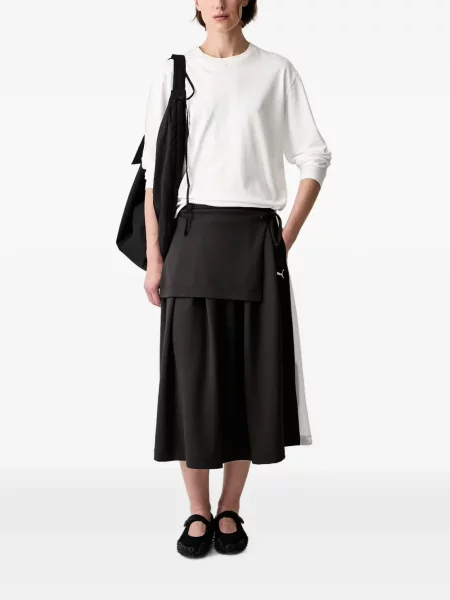 Fustă midi Puma negru