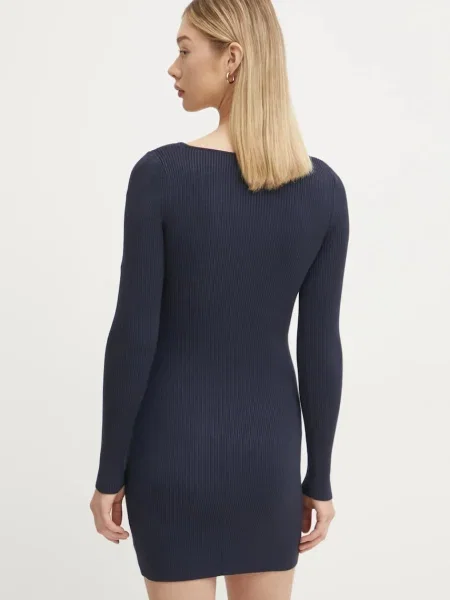 Šaty Abercrombie & Fitch tmavomodrá mini