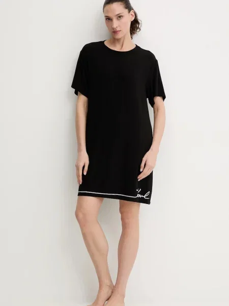 Нічна сорочка Karl Lagerfeld чорний