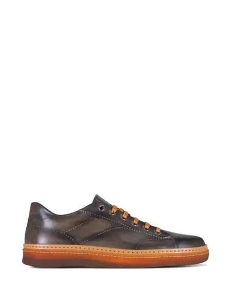 Кожени маратонки Di Bianco кафяво