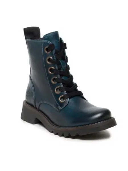 Škornji Fly London modra