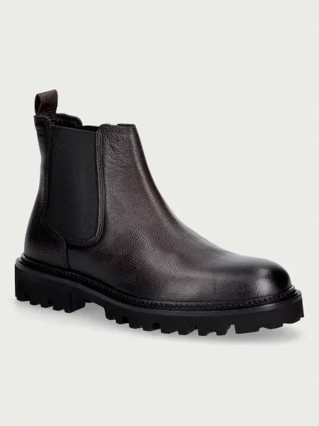 BOSS BLACK De piele ghete chelsea Julyo_Cheb_gr maro