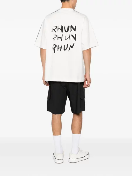 Tricou Rhun cu imagine alb