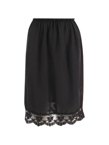 Fusta mini The Garment din dantelă negru