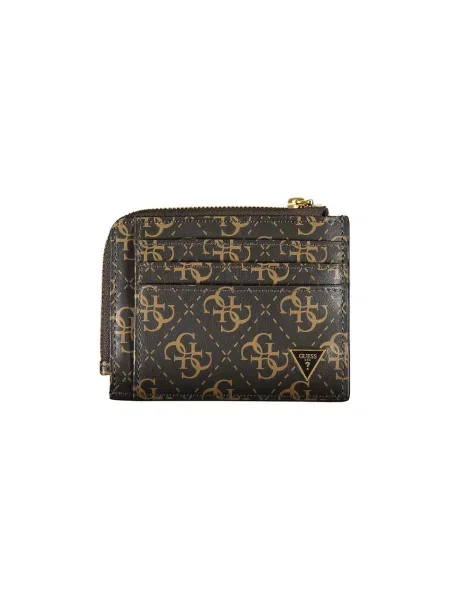 Jeansy Guess skórzane eleganckie czarne
