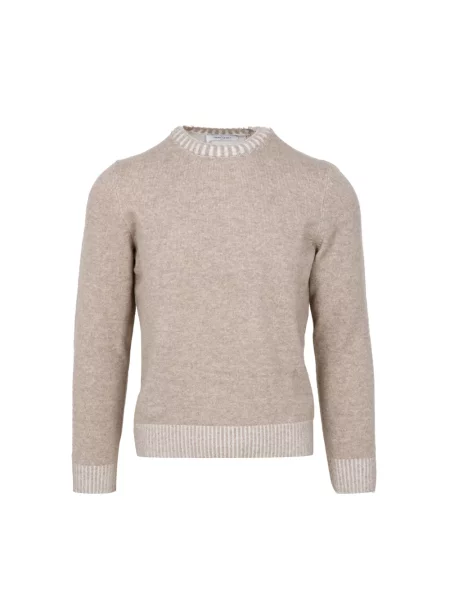 Sweter Gran Sasso z kaszmiru beżowy