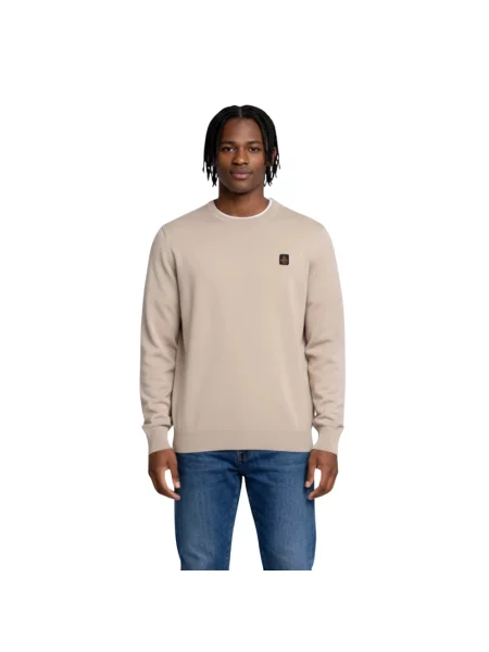 Sweter Refrigiwear wełniany beżowy