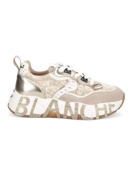 Sneakersy Voile Blanche beżowe