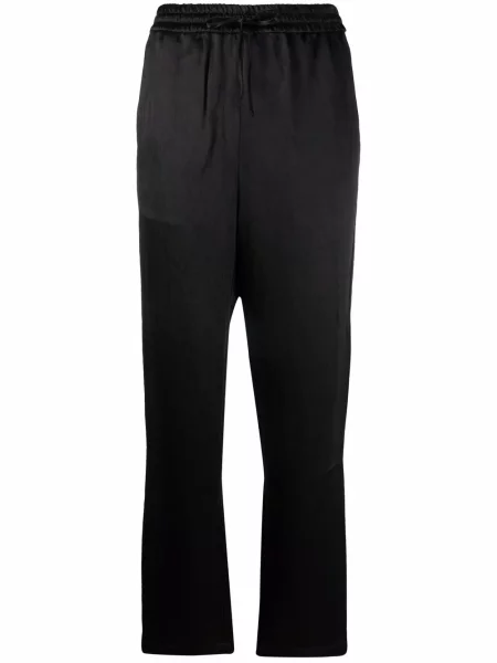Pantaloni Rag & Bone din satin negru