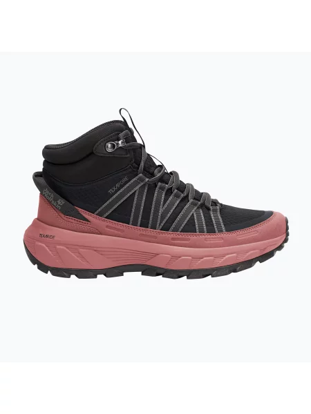 Încălțăminte de drumeție pentru femei Jack Wolfskin Wild Hike Texapore Mid mineral red roșu