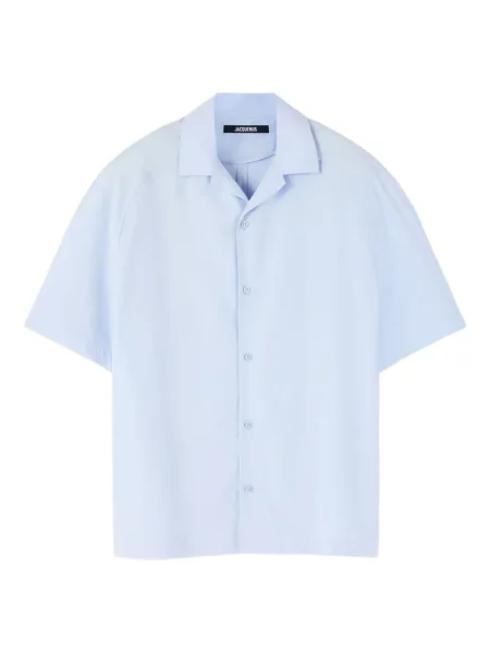 Къс риза Jacquemus синьо