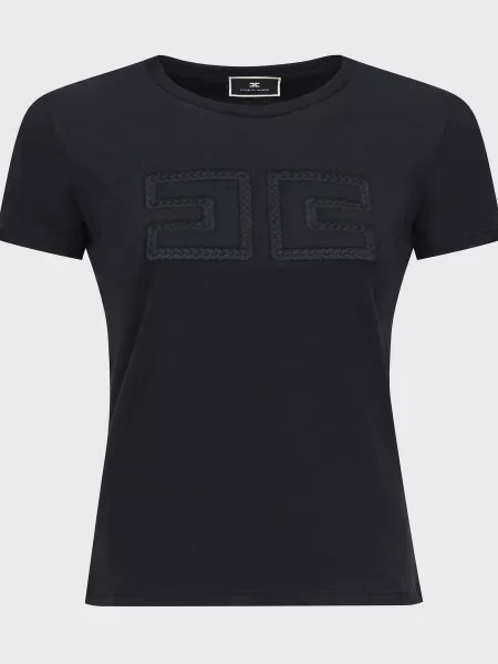 Футболка Elisabetta Franchi черная