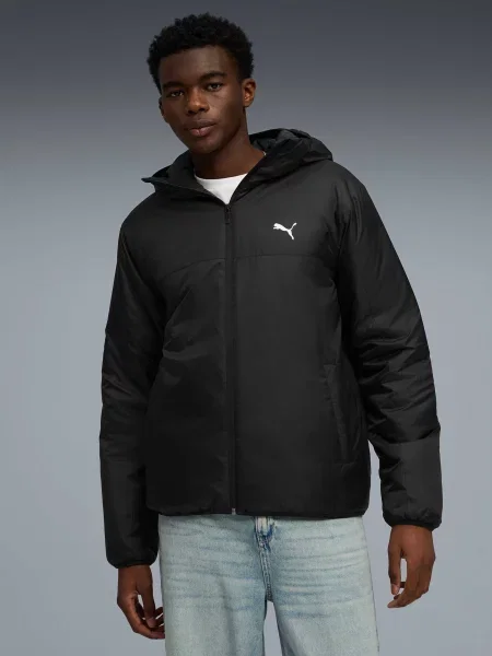 Утепленная демисезонная куртка Puma черная