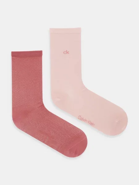 Чорапи Calvin Klein 2 чифта сиво