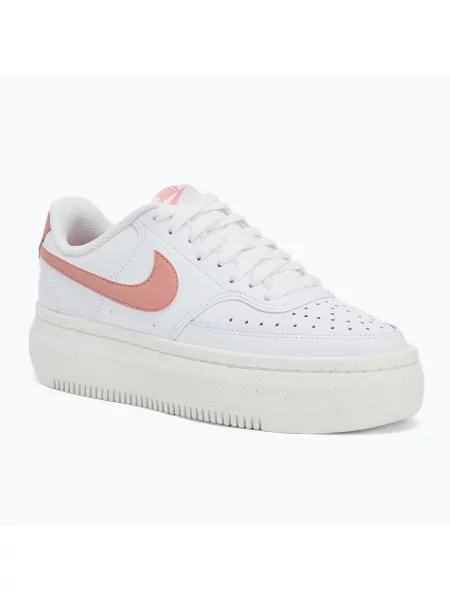 Buty Nike Court Vision Alta white/sail/red stardust białe