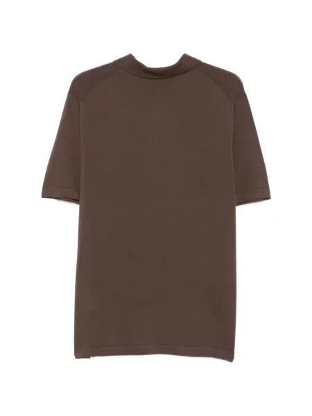 Scurt tricou polo Outfit maro