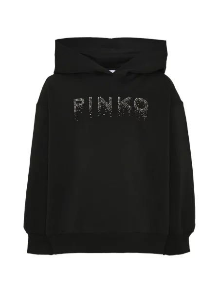 Bluza z kapturem dziecięca Pinko czarna