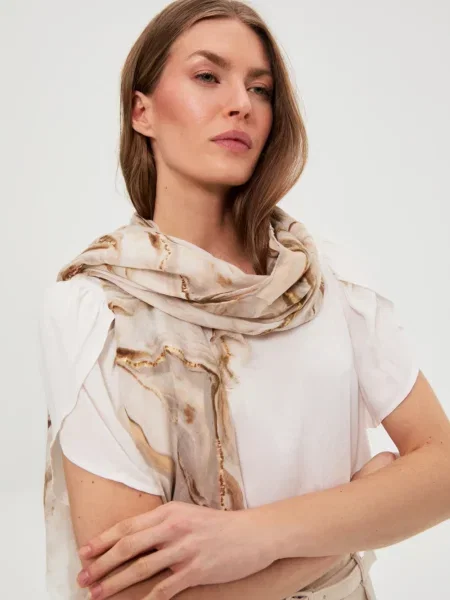 Šál Marisse béžová
