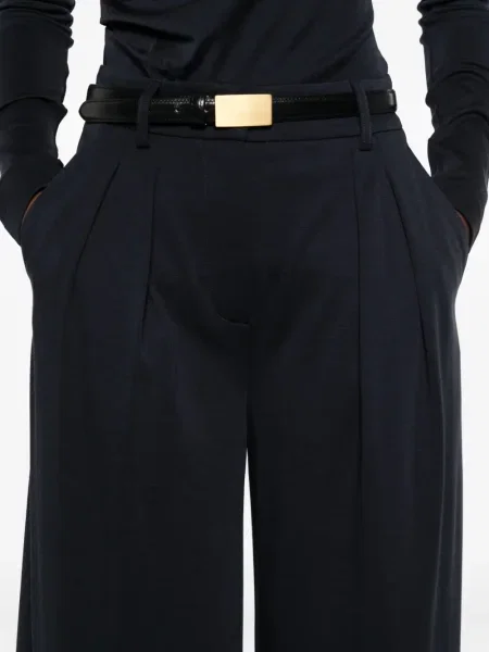 Pantaloni Max Mara albastru