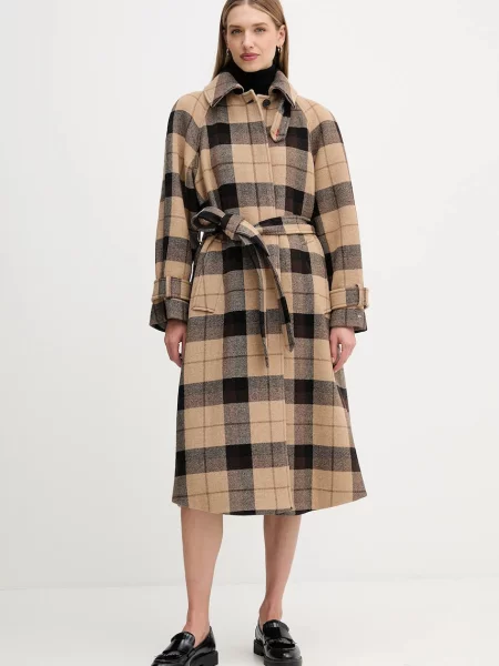 Tommy Hilfiger Palton de lână bej