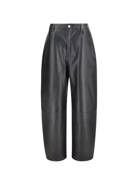 Pantaloni Arma din piele negru