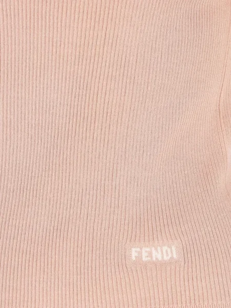 Поло тениска Fendi розово