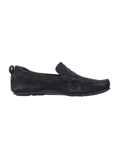 Tommy Hilfiger Mocasini DRIVER | piele întoarsă albastru
