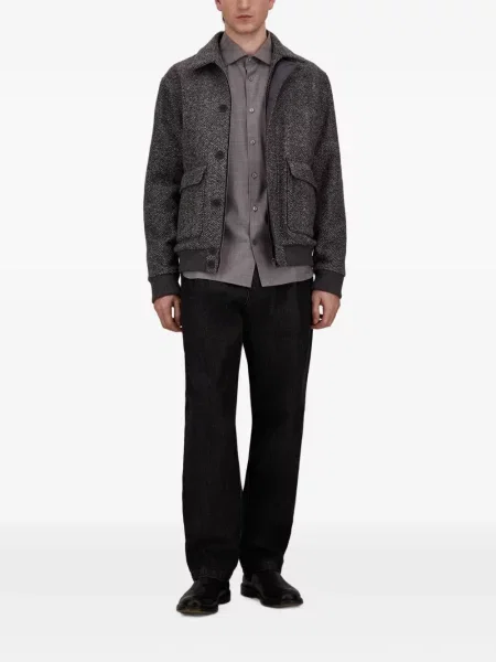 Geacă Herno cu model herringbone gri