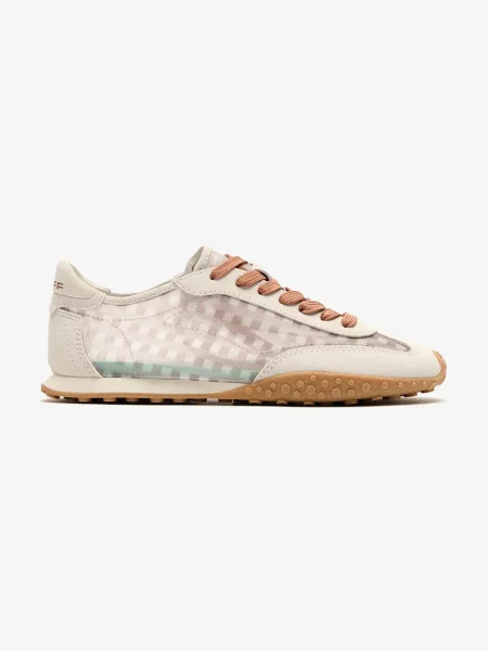 Hoff BRIDGE VICHY sneakers pentru femei din piele întoarsă alb