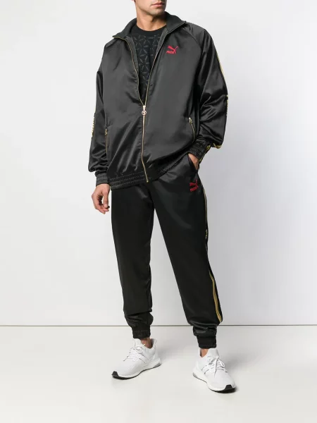 Geacă Puma cu broderie negru