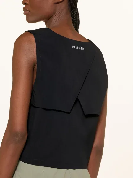 Top Columbia bez rękawów czarny