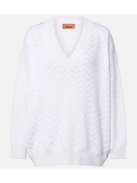 Pulover Missoni alb