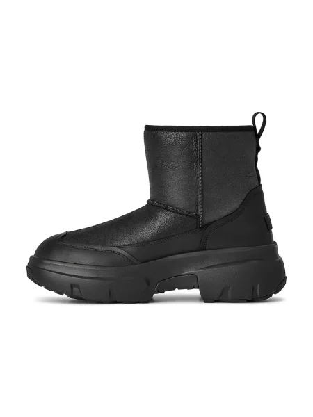Кожаные ботинки Ugg черные