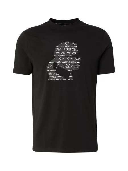 Karl Lagerfeld Tricou negru alb