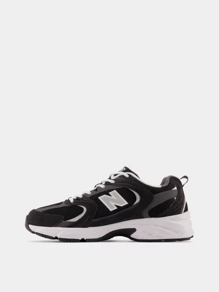 Кожаные кроссовки New Balance 530 черные