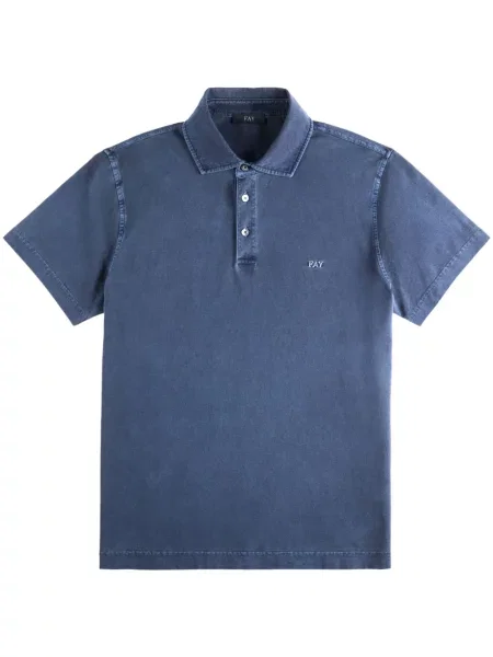 Polo Fay cu broderie albastru