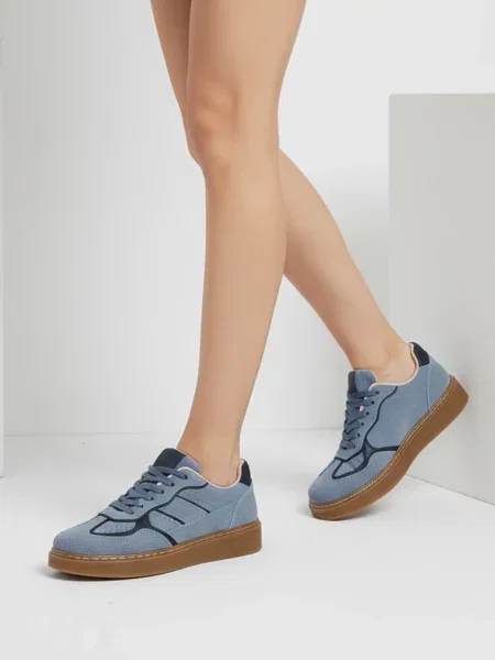 Botine Resti cu șireturi maro